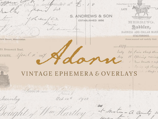 Adorn: Vintage Overlays & Textures