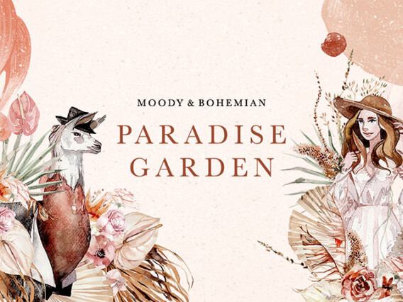 Paradise Garden Watercolor Set