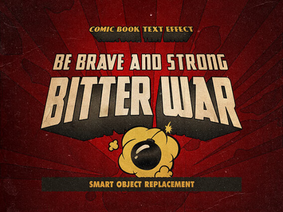 Vintage Comics Text Effects