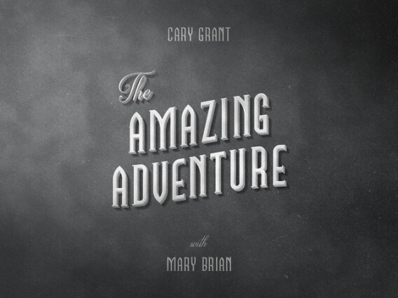 Old Movie Title Text Effects