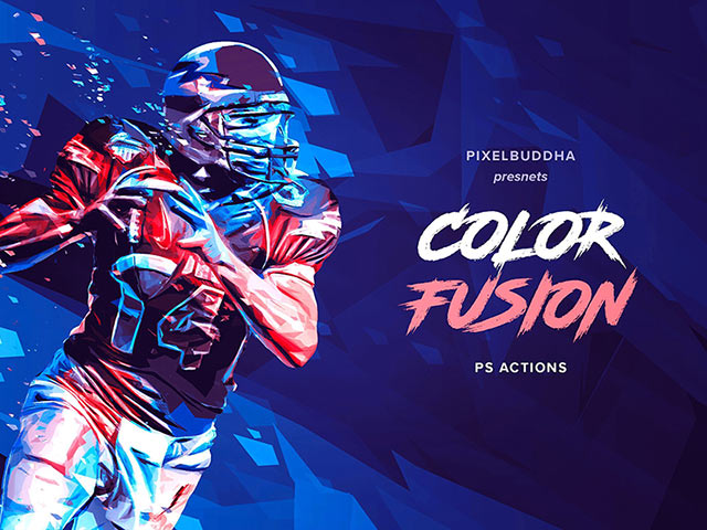 Color fusion Photoshop actions: download effects