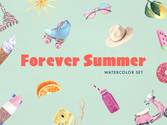Forever Summer Watercolor Set
