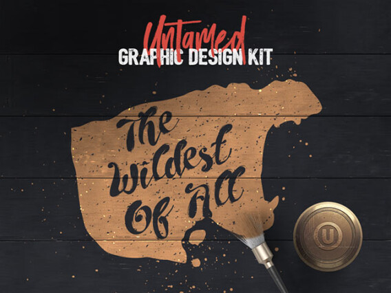 Untamed Graphic Design Kit