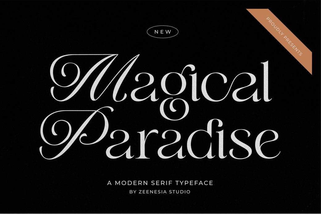 Magical Paradise — Modern Serif Typeface