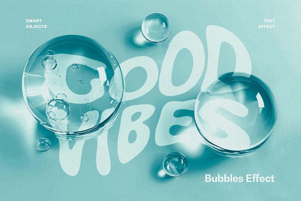 Bubbles Text & Logo Effect