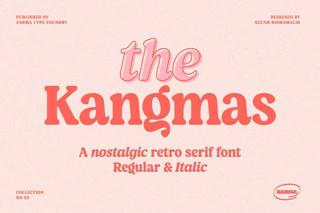 Kangmas — Nostalgic Retro Serif Font