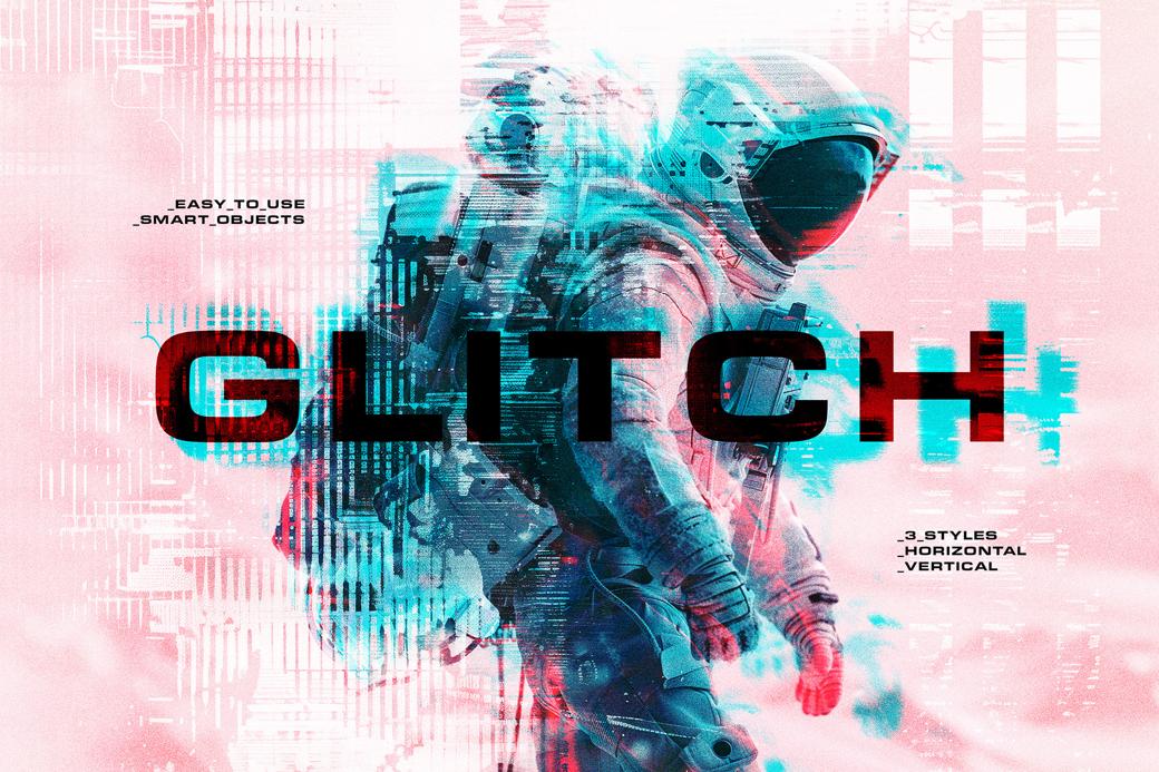 Download Glitch Distortion Photo Effects
