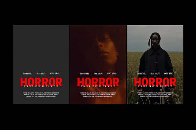 Horror Movie Poster Template