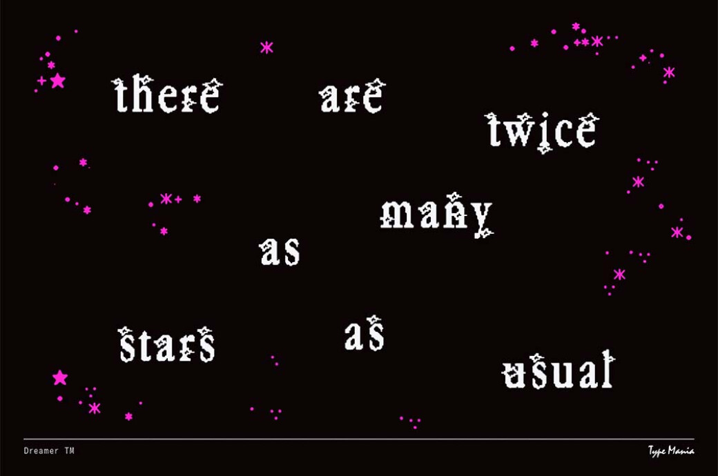 Dreamer TM | Y2K Pixel Font