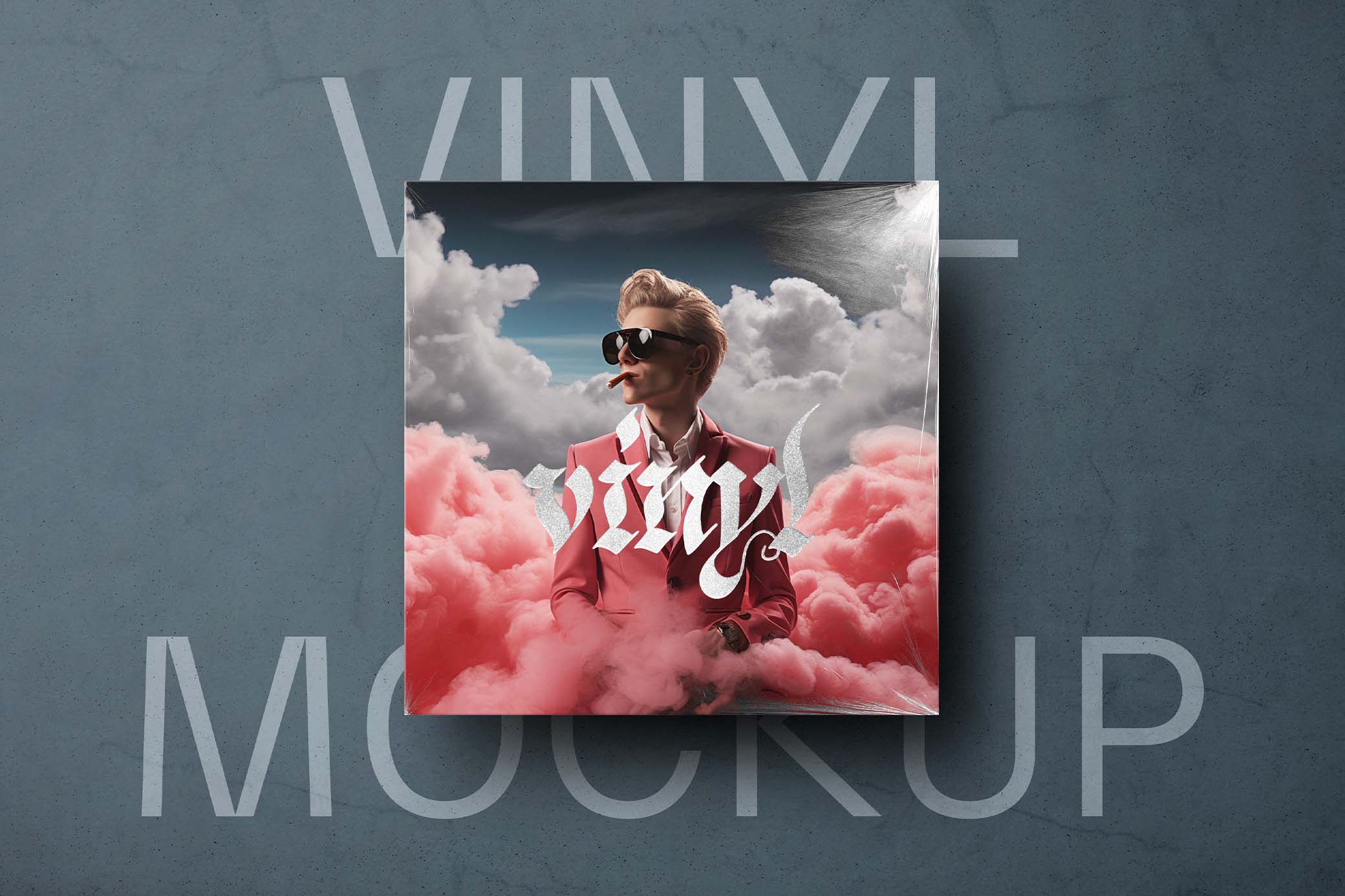 Download Vinyl Record Cover Mockup