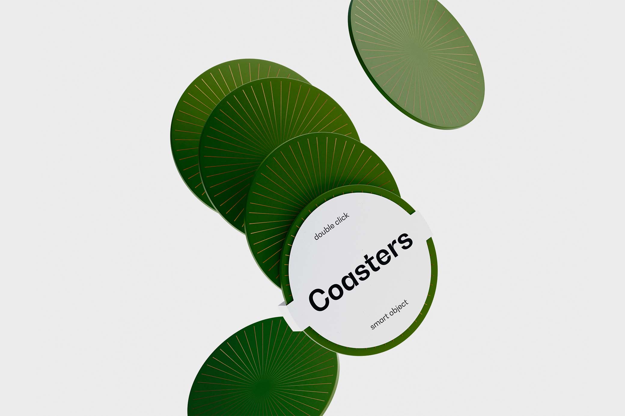 Round Coasters Mockup Vol.1