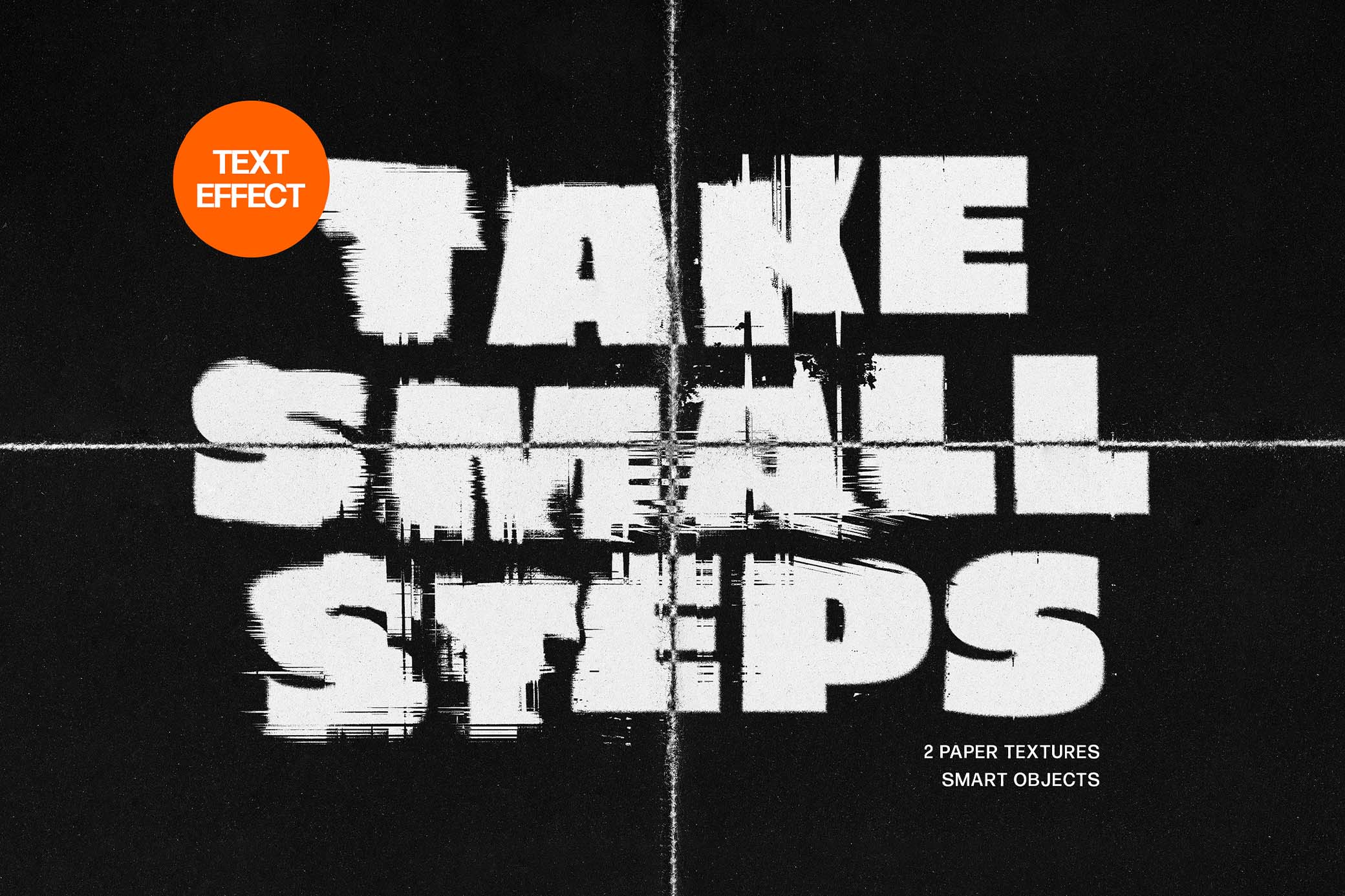 Glitched Distortion Text Effect Vol.3