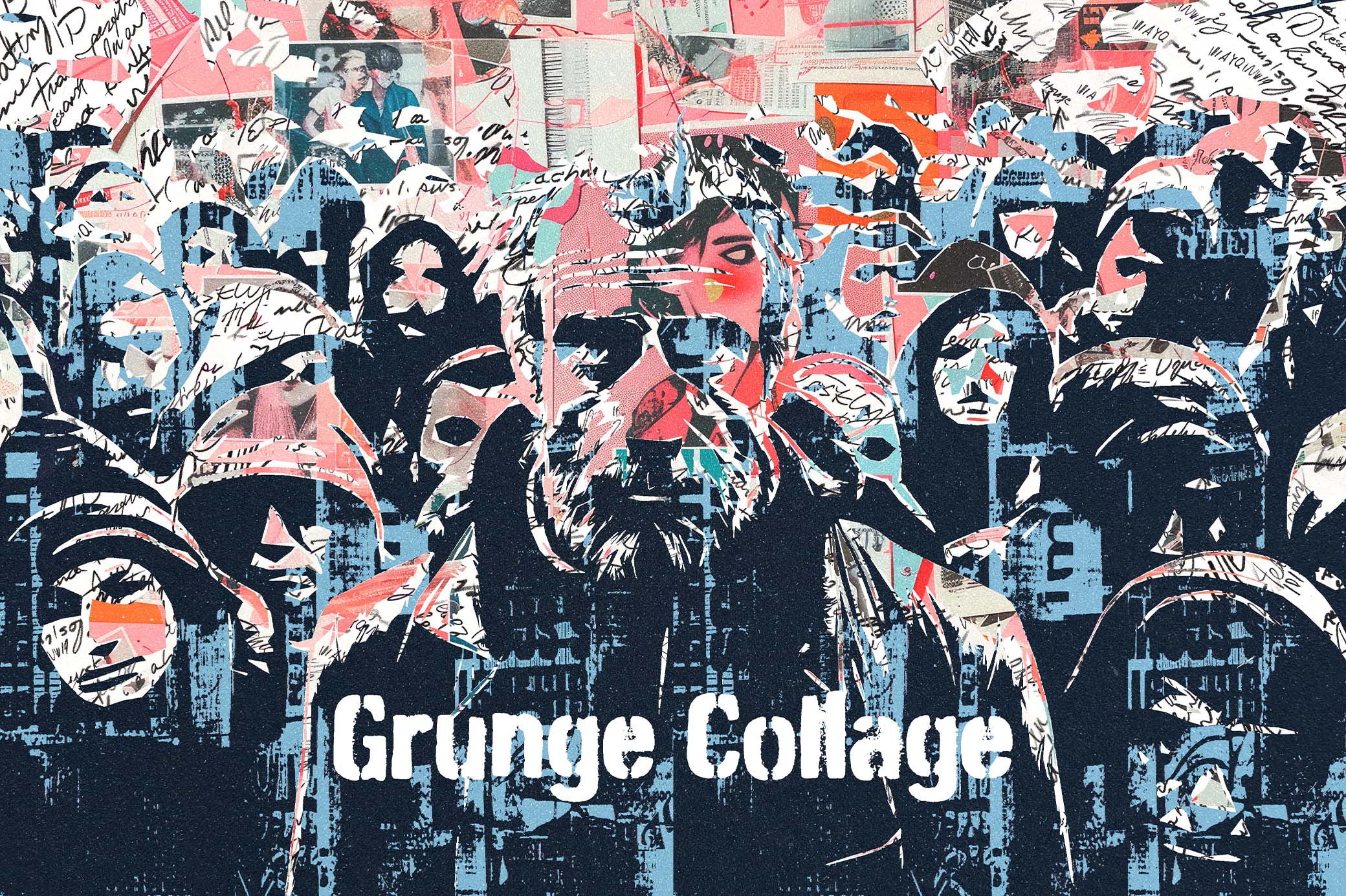 Grunge Collage Photo Effect