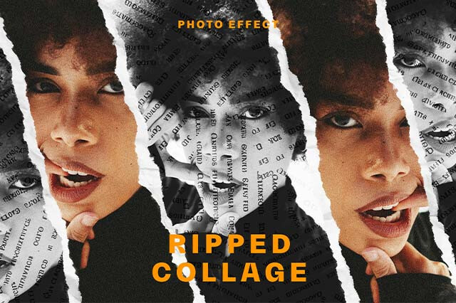 Download Ripped Paper Photo Effect