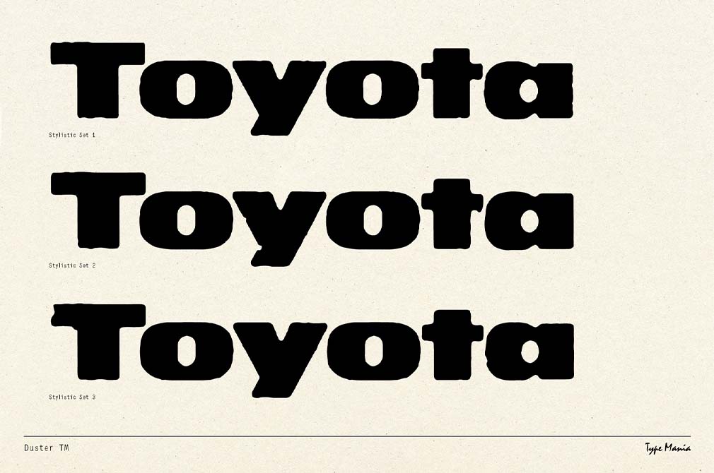 Duster TM | Heavy Distressed Type