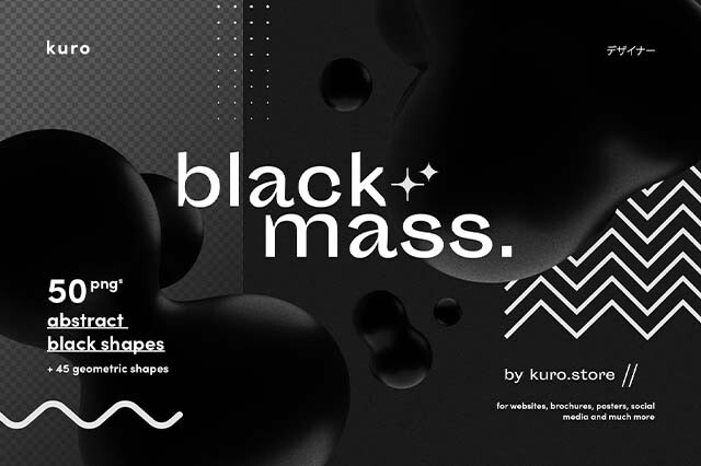Blackmass Abstract Shapes