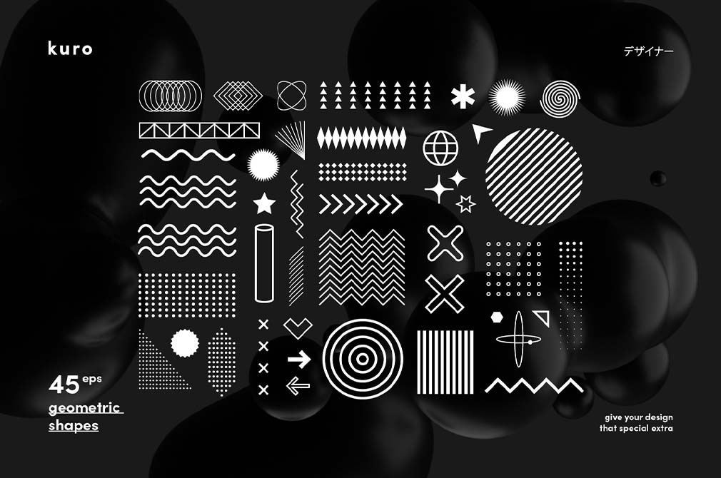 Blackmass Abstract Shapes