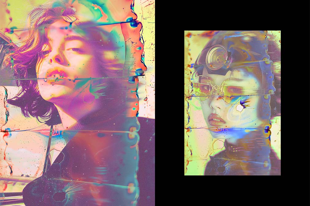 Psychedelic Film Photo Effect