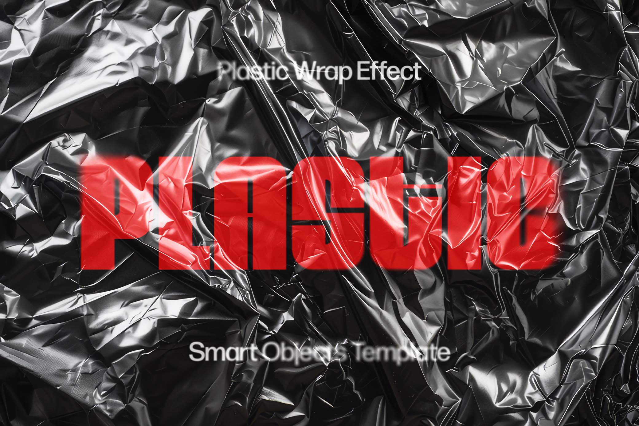 Plastic Wrap Text & Logo Effect