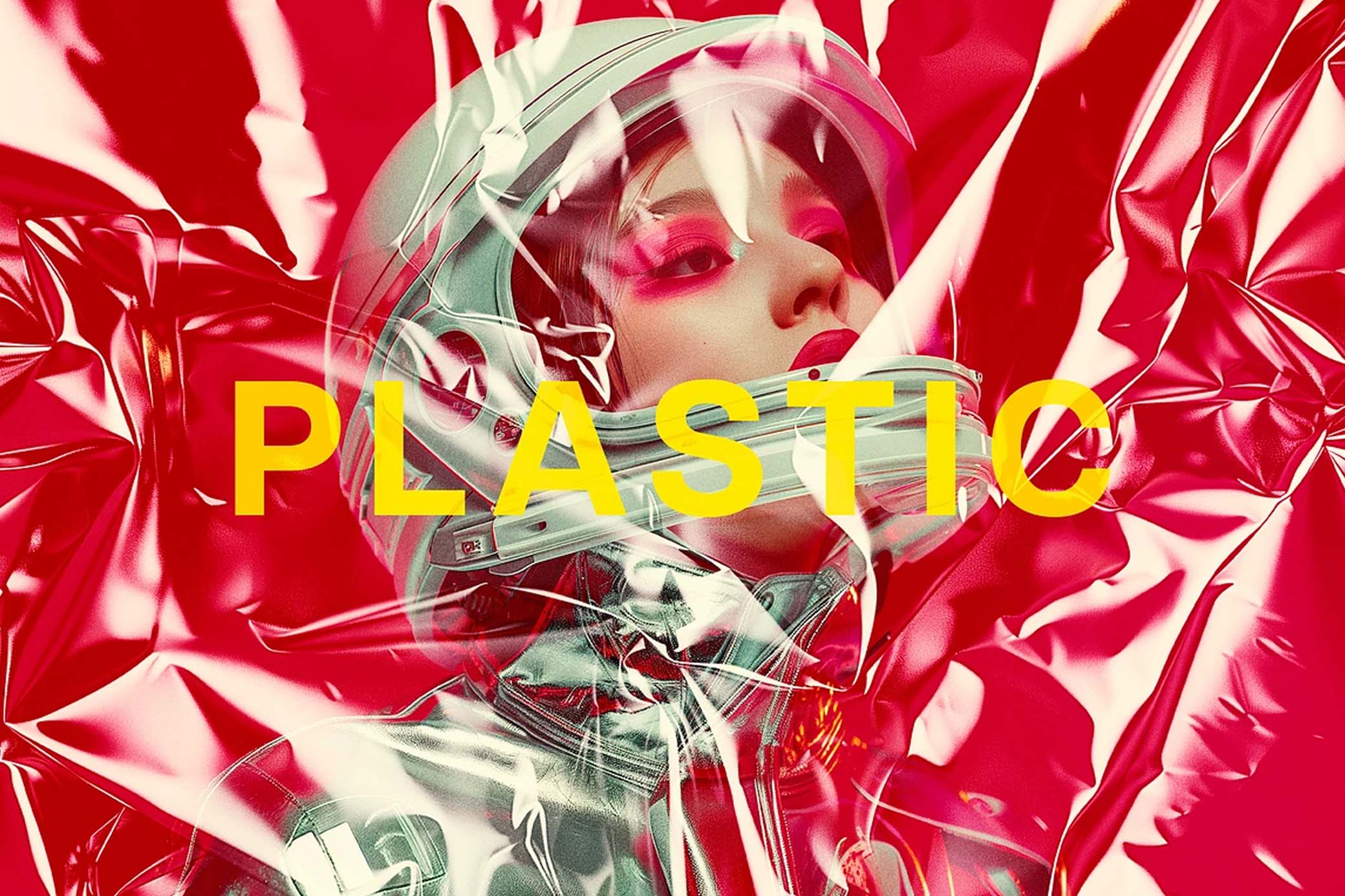 Glossy plastic overlay textures