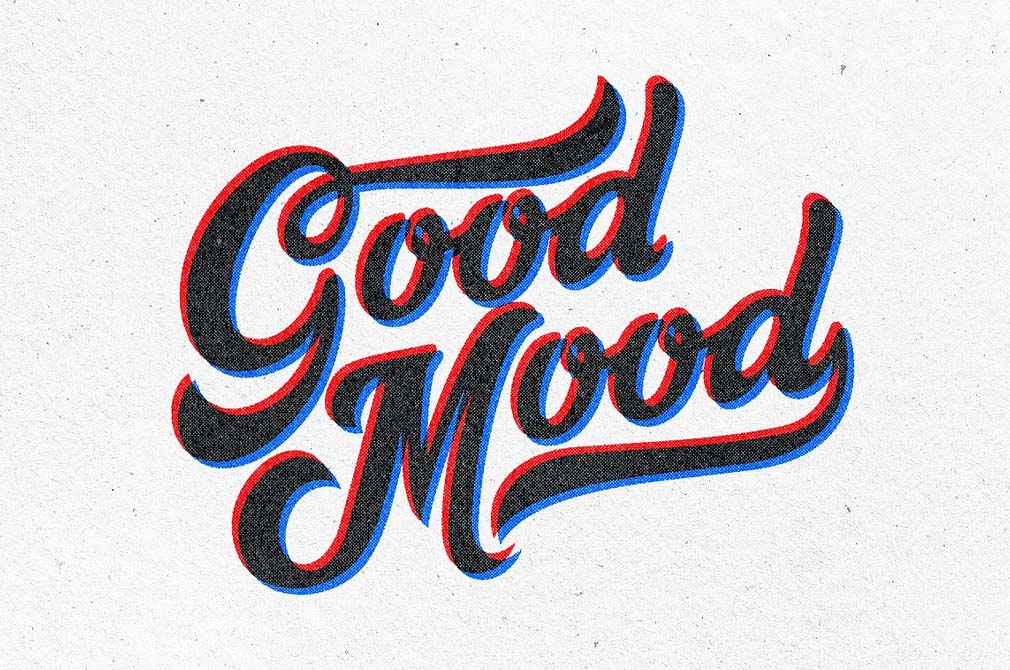 Overprint Grunge Text & Logo Effect