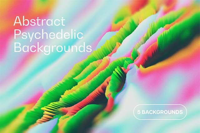Download Abstract 3D Psychedelic Backgrounds