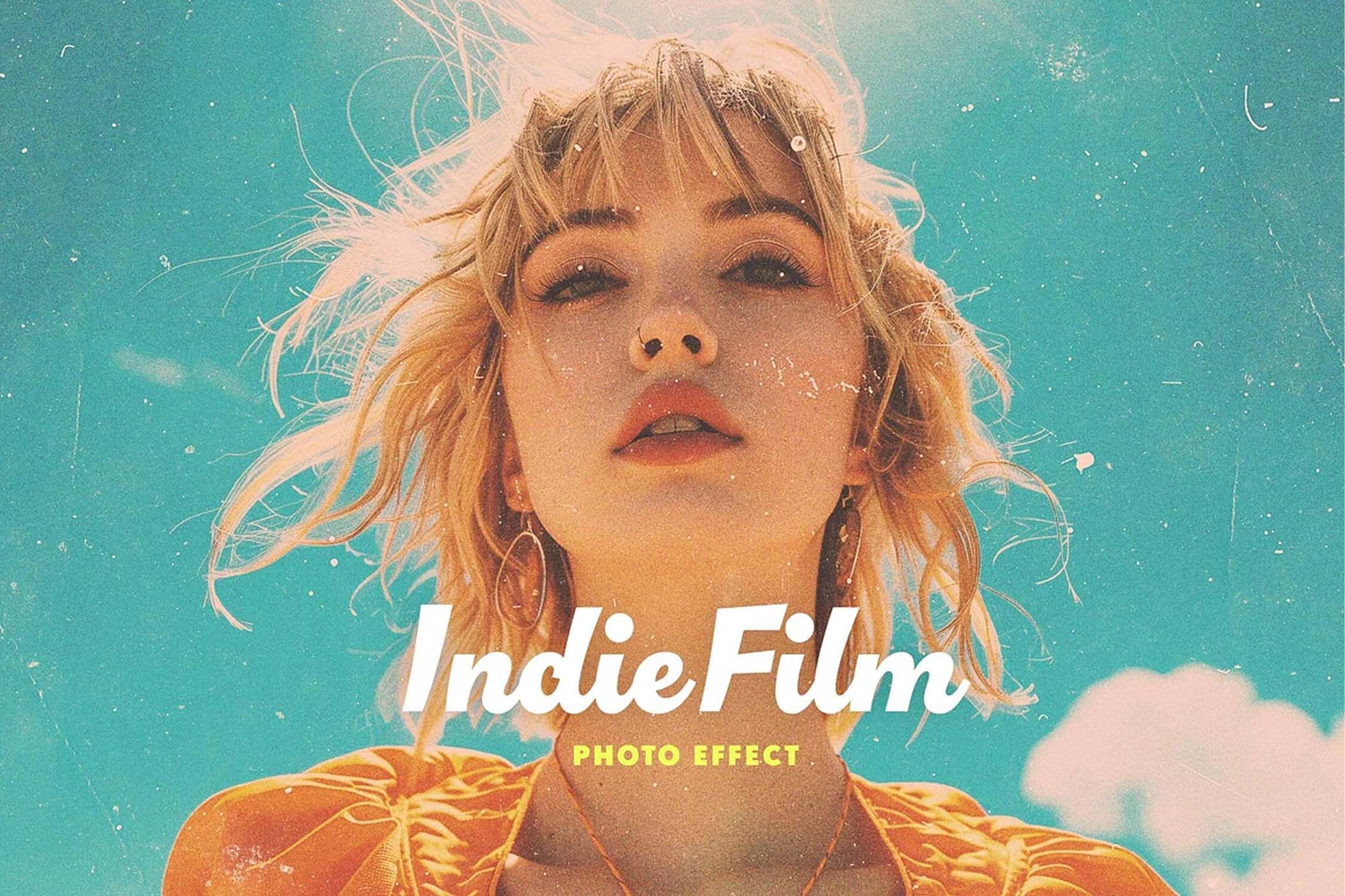 Indie film photo effect