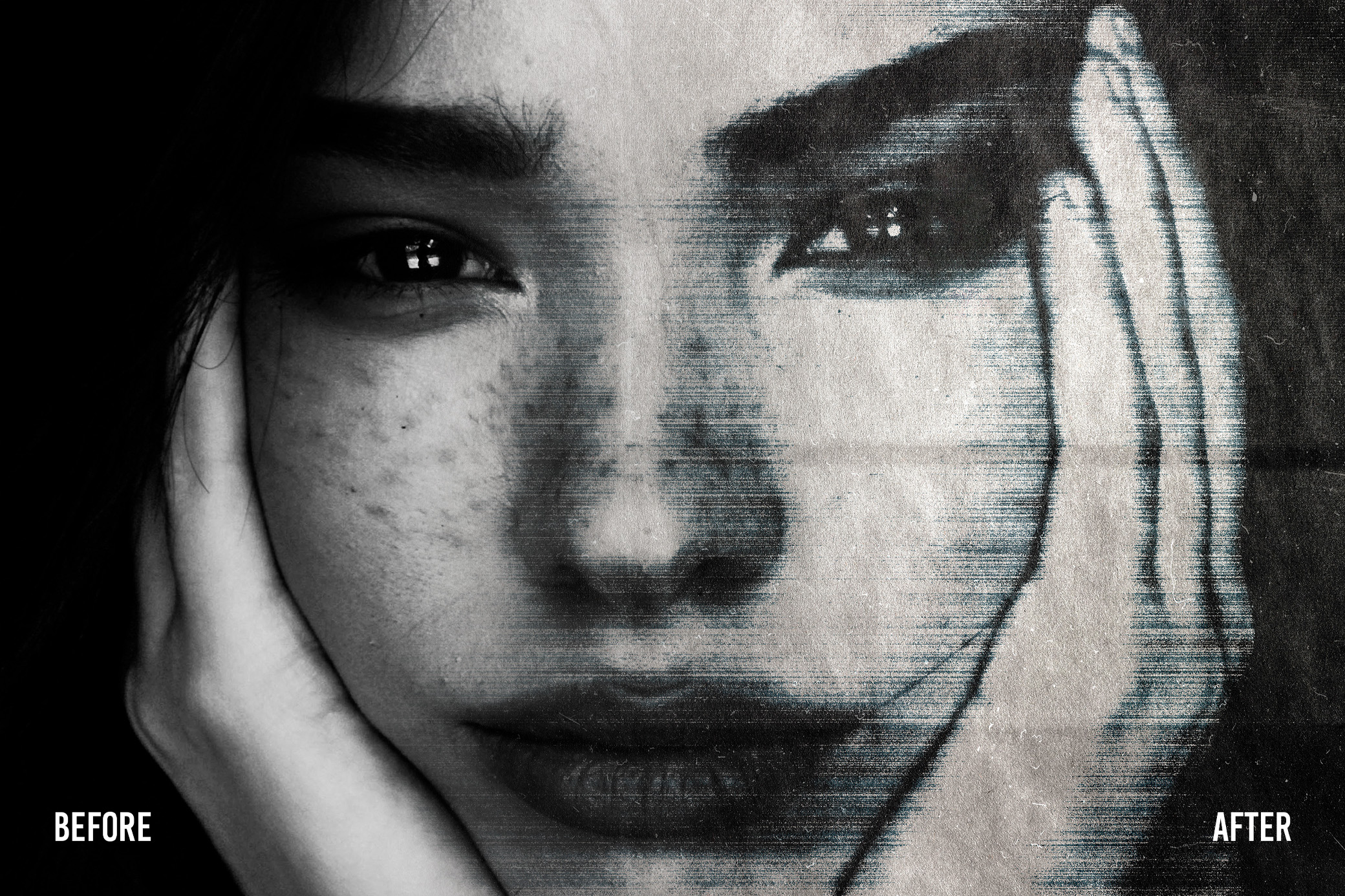 Grunge Photocopy Effect