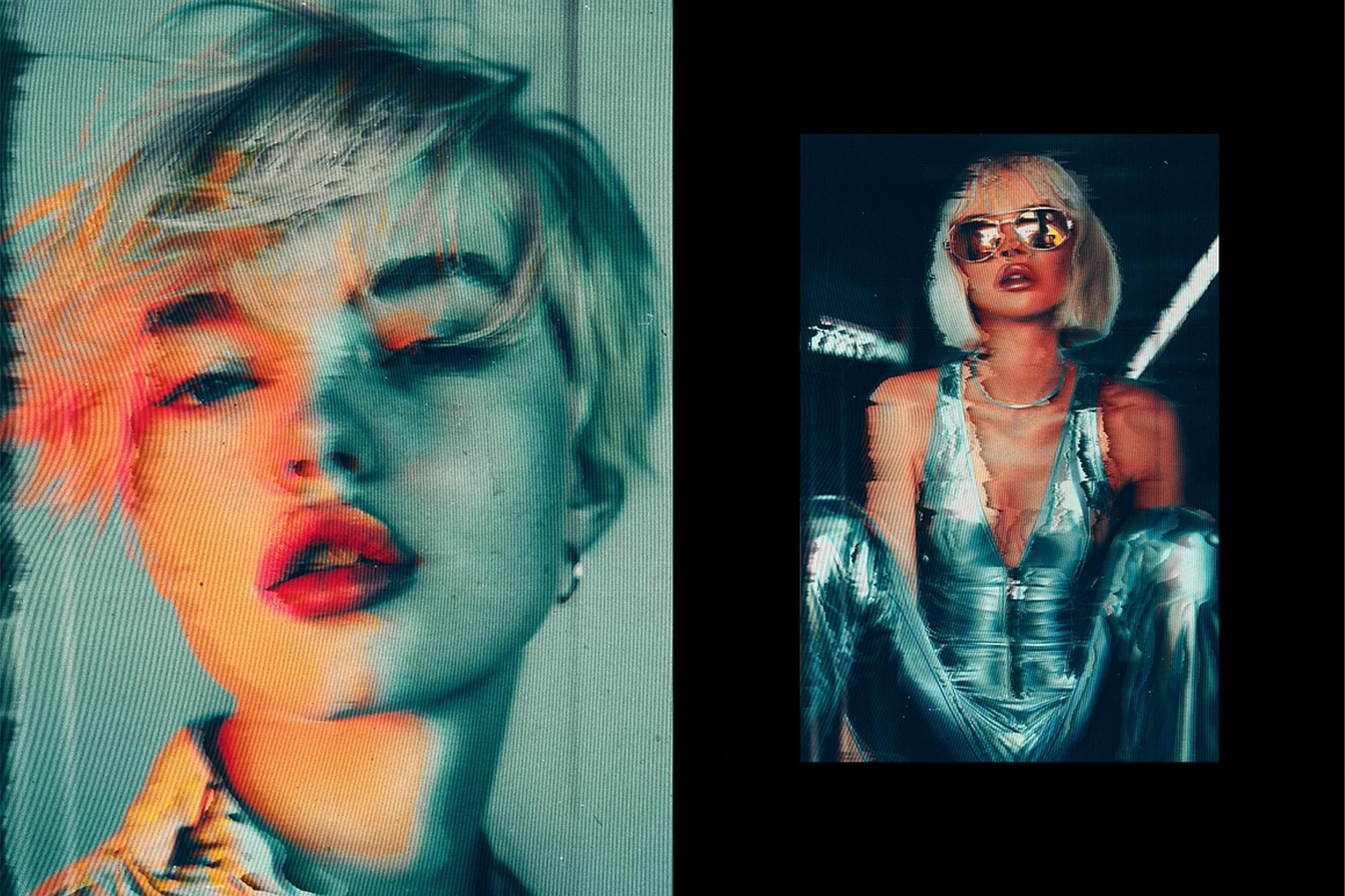 Glitched Photocopy Photo Effect