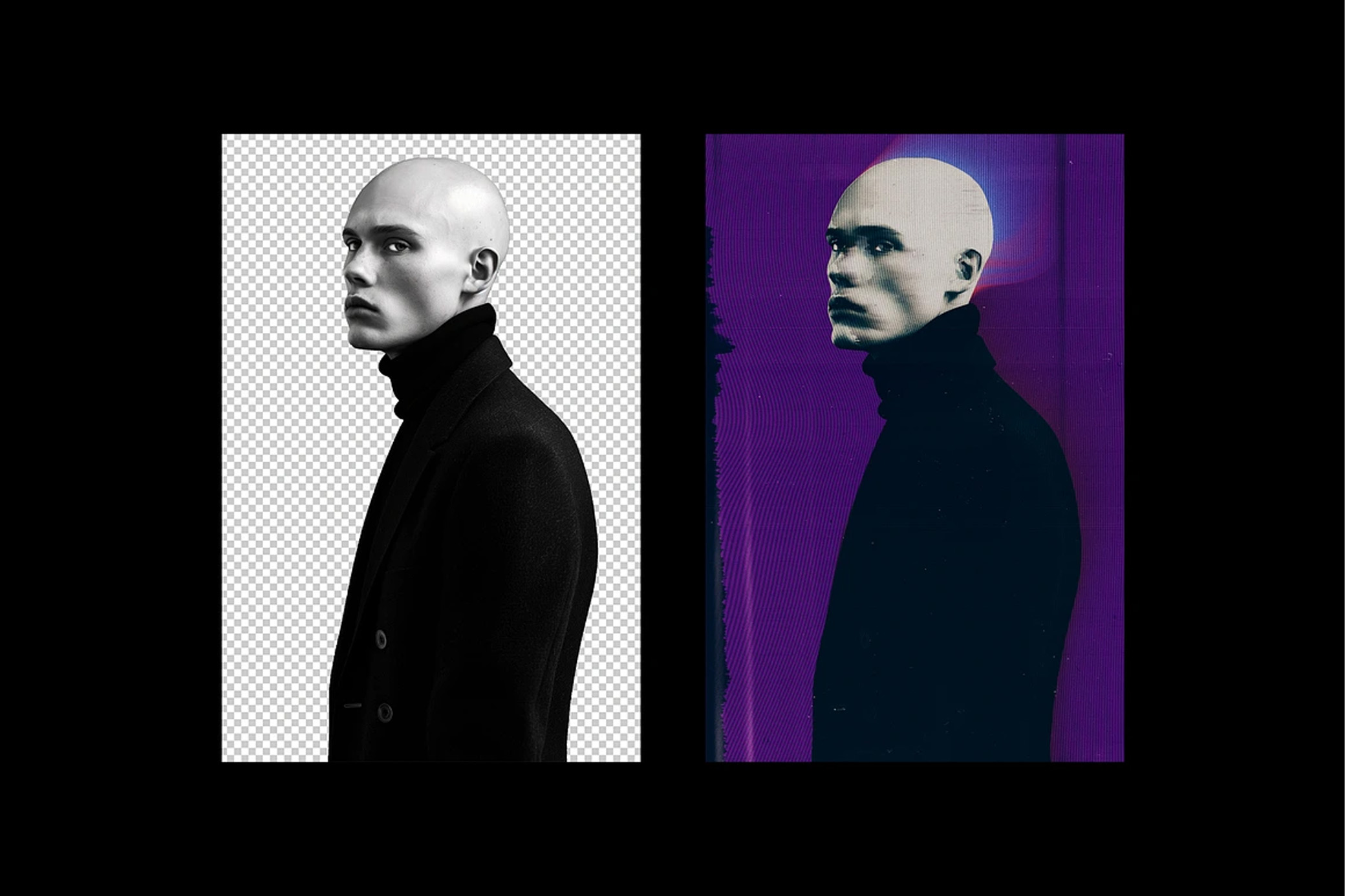 Glitched Photocopy Photo Effect