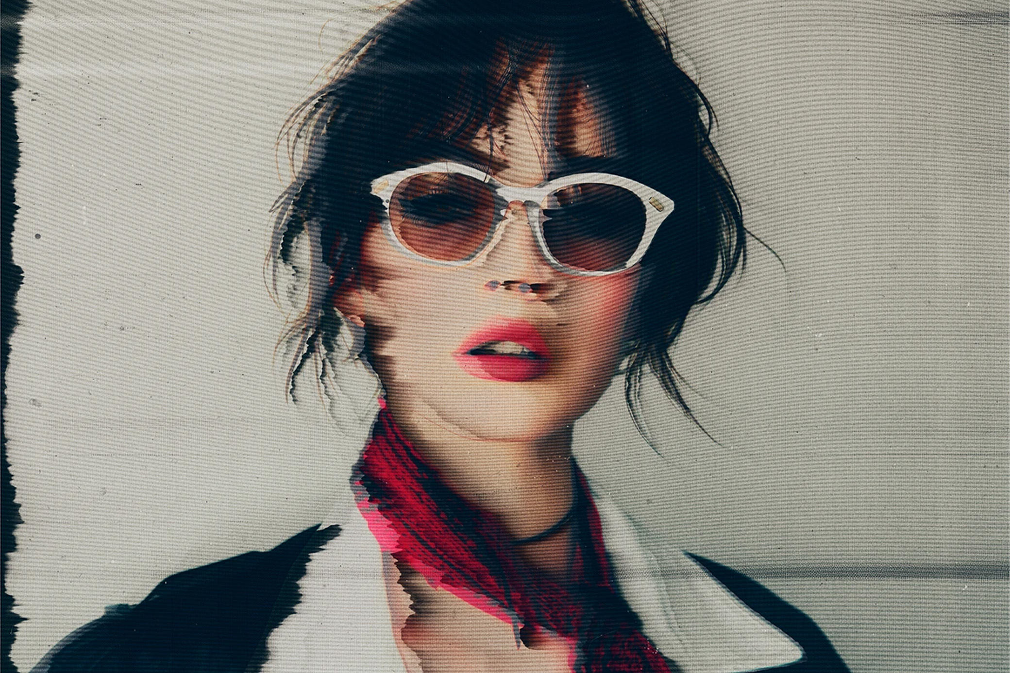 Glitched Photocopy Photo Effect