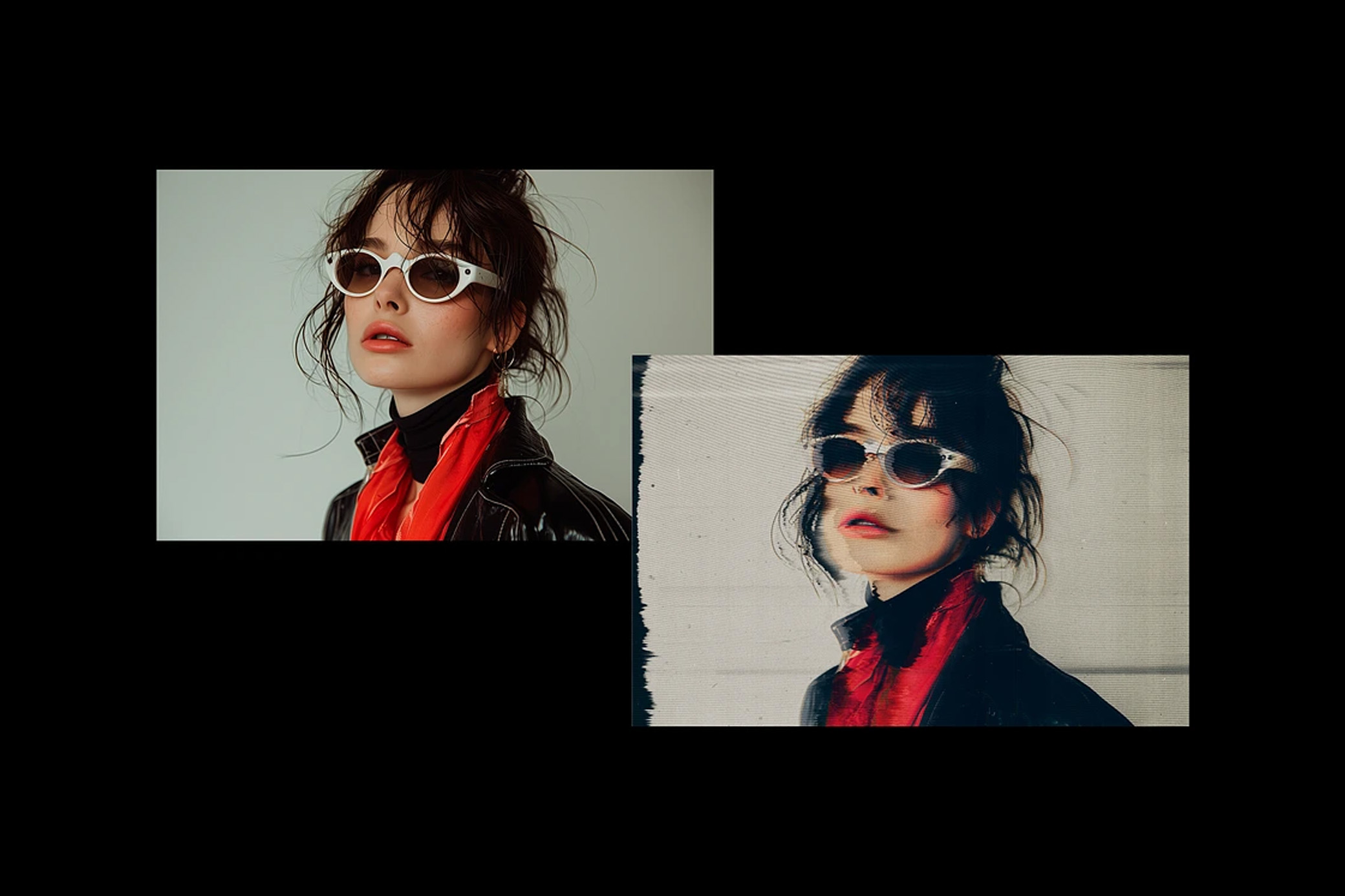 Glitched Photocopy Photo Effect