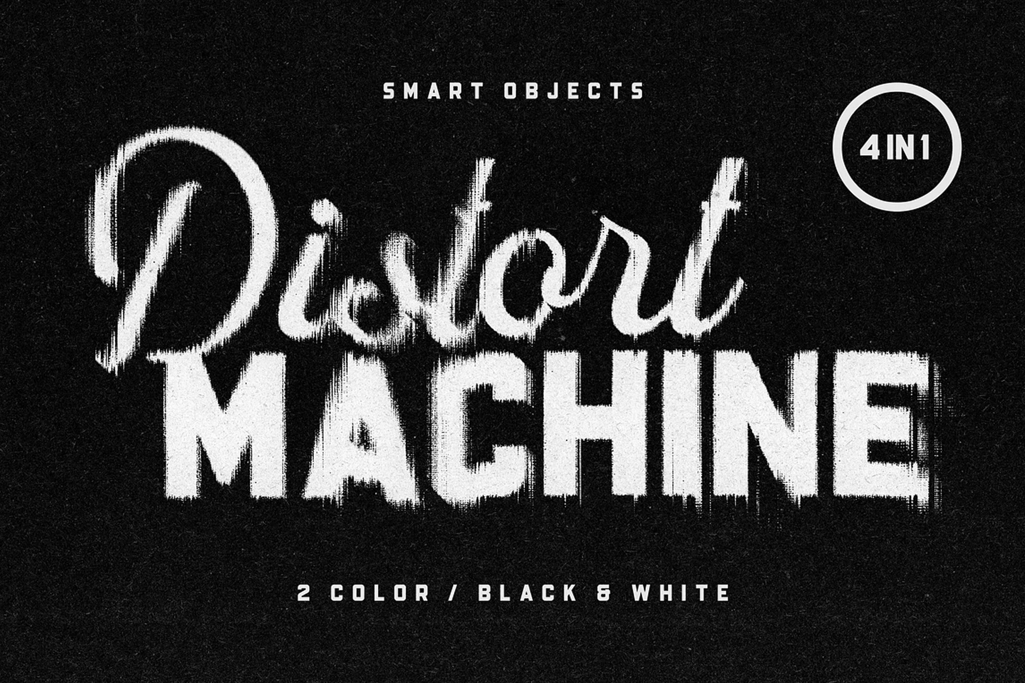 Distort Scan Text & Logo Effect