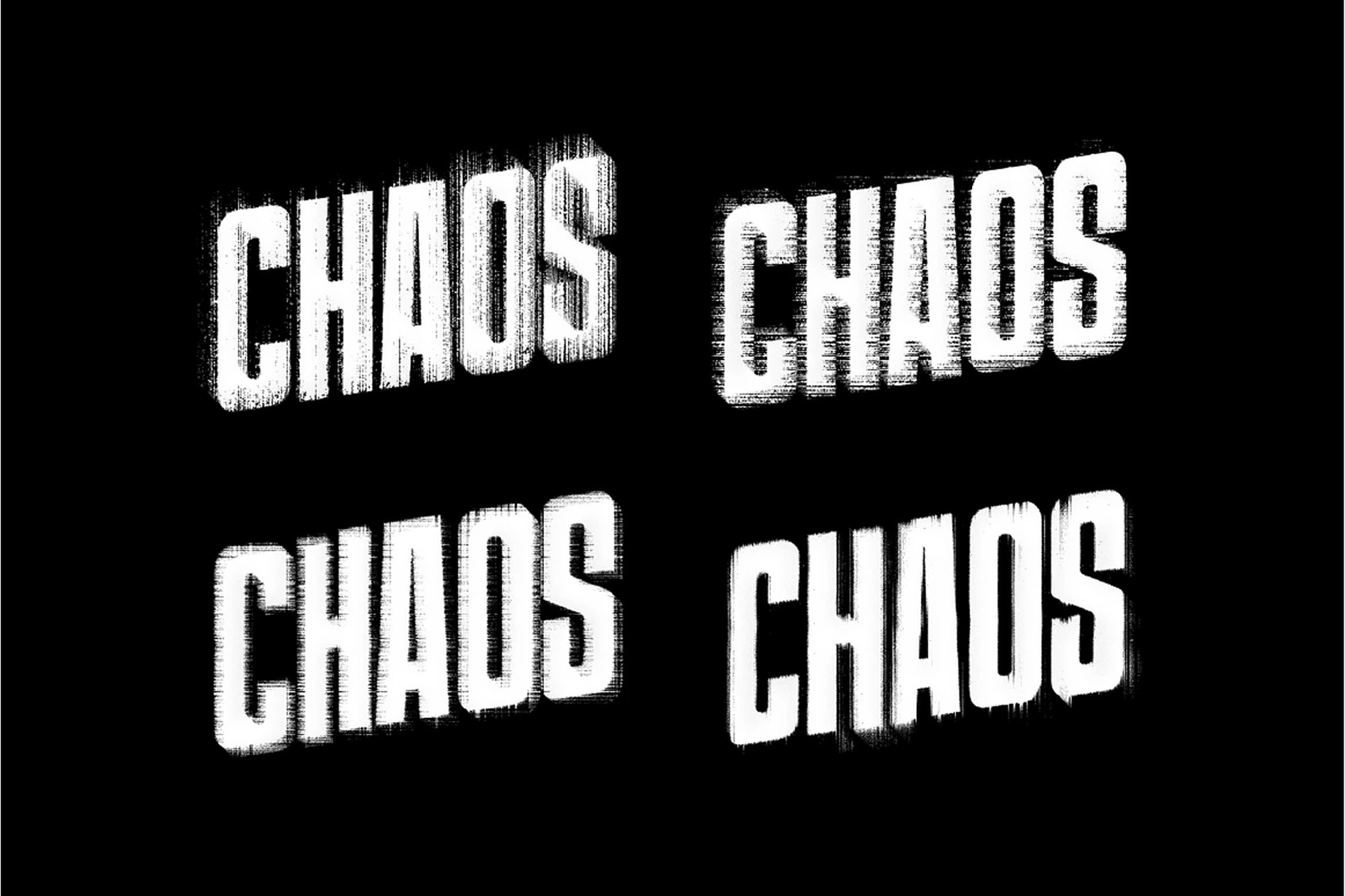 Distort Scan Text & Logo Effect