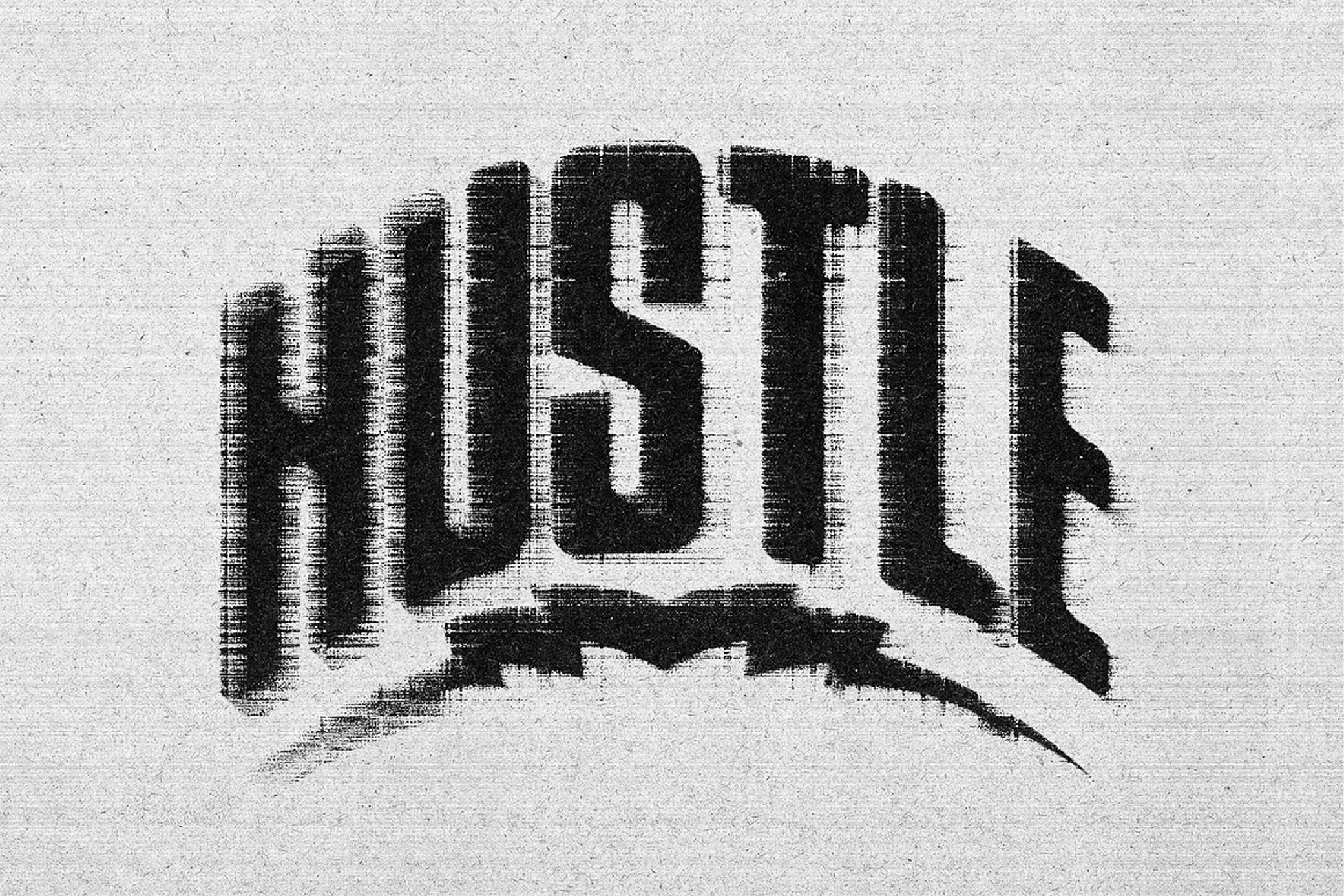 Distort Scan Text & Logo Effect