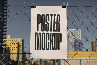 Download Grunge Urbanistic Poster Mockup