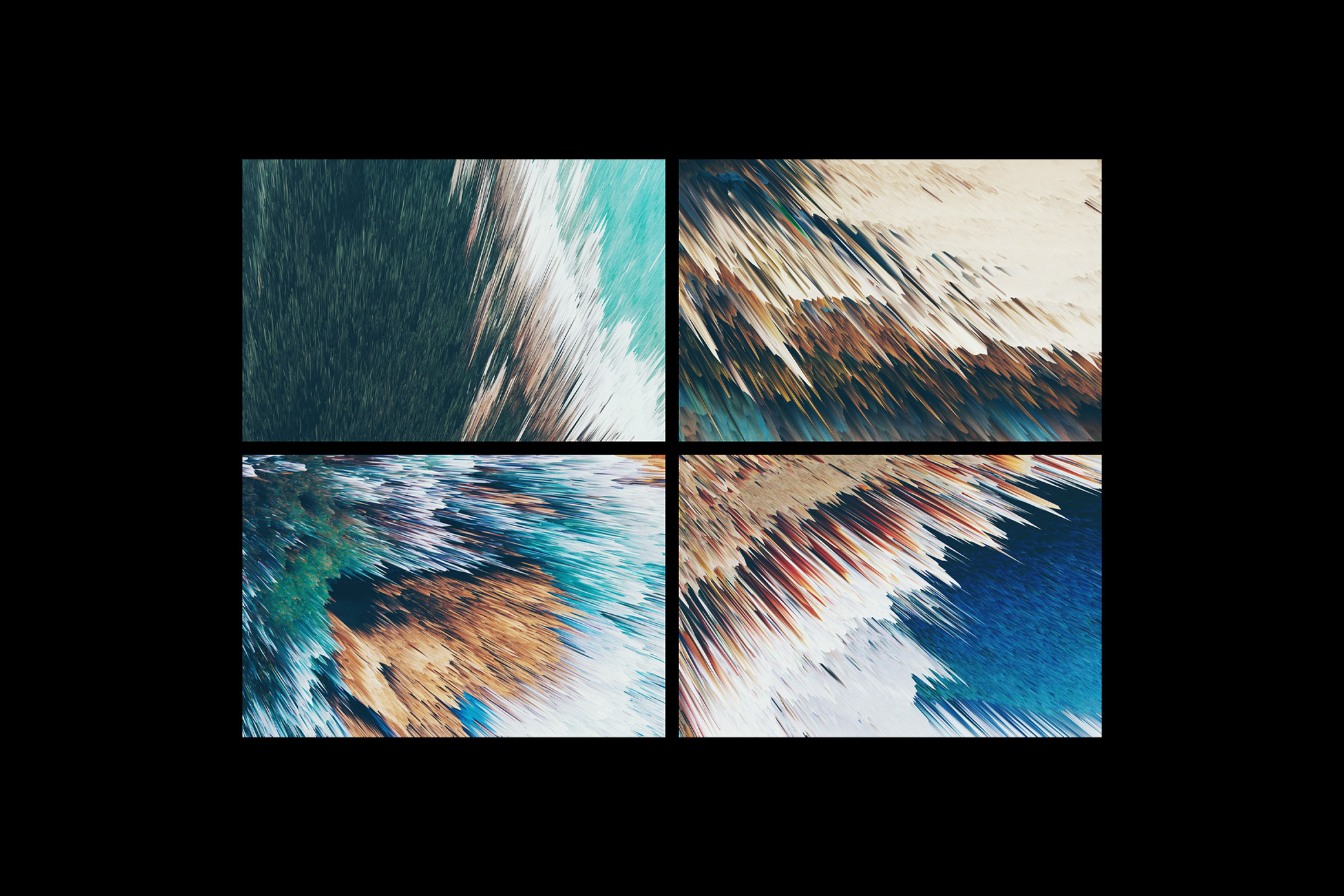 Abstract 3D Extrusion Backgrounds