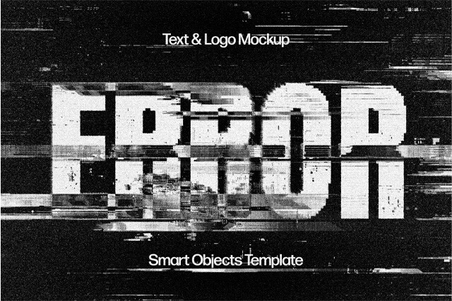 Distort Scan Text & Logo Effect