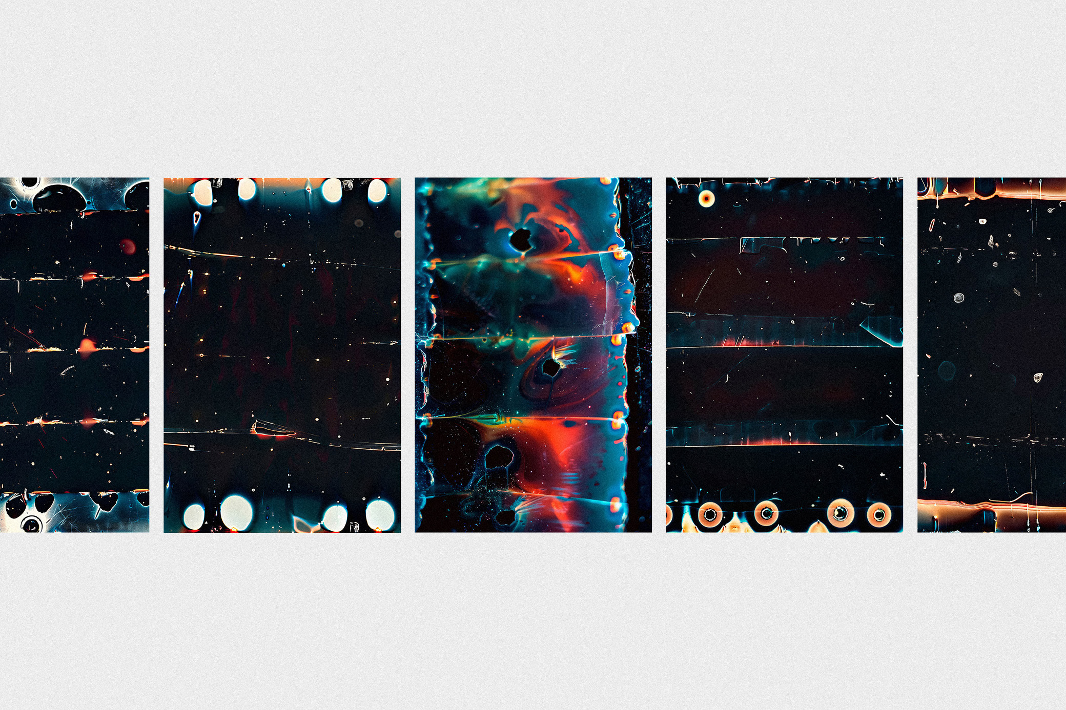 Film Burn Overlay Textures