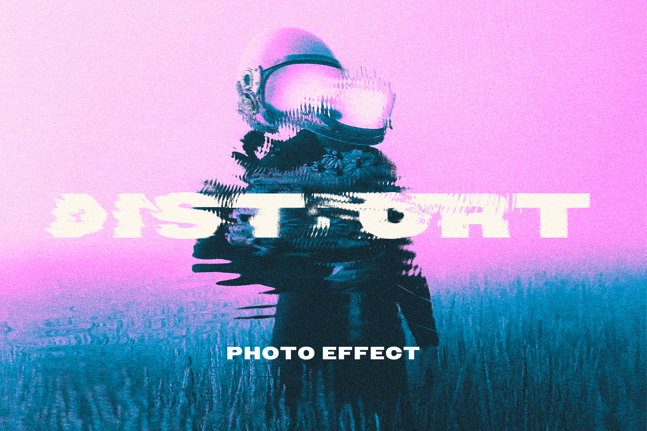 Distorted Mismatches Photo Effect