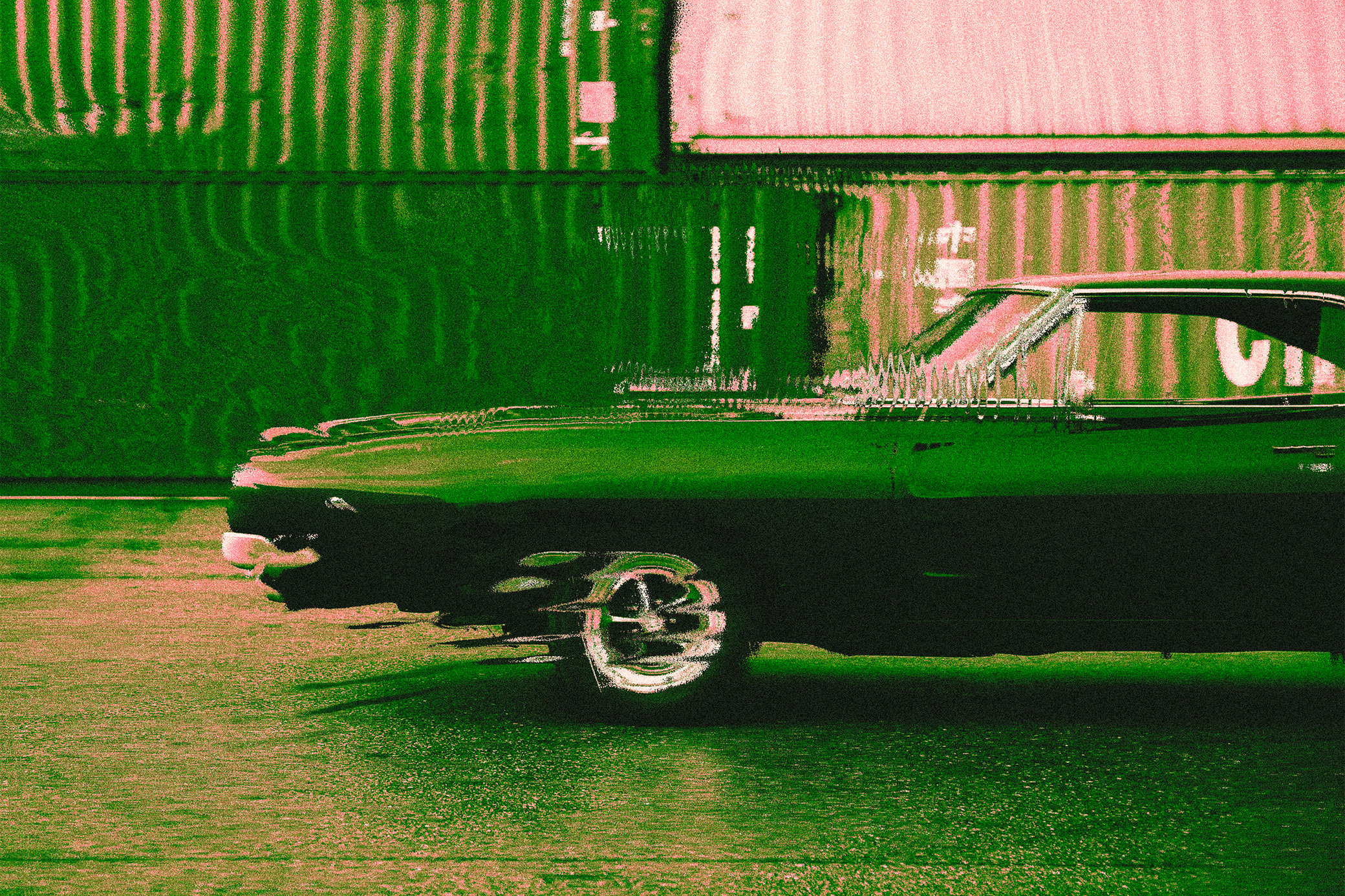 Distorted Mismatches Photo Effect