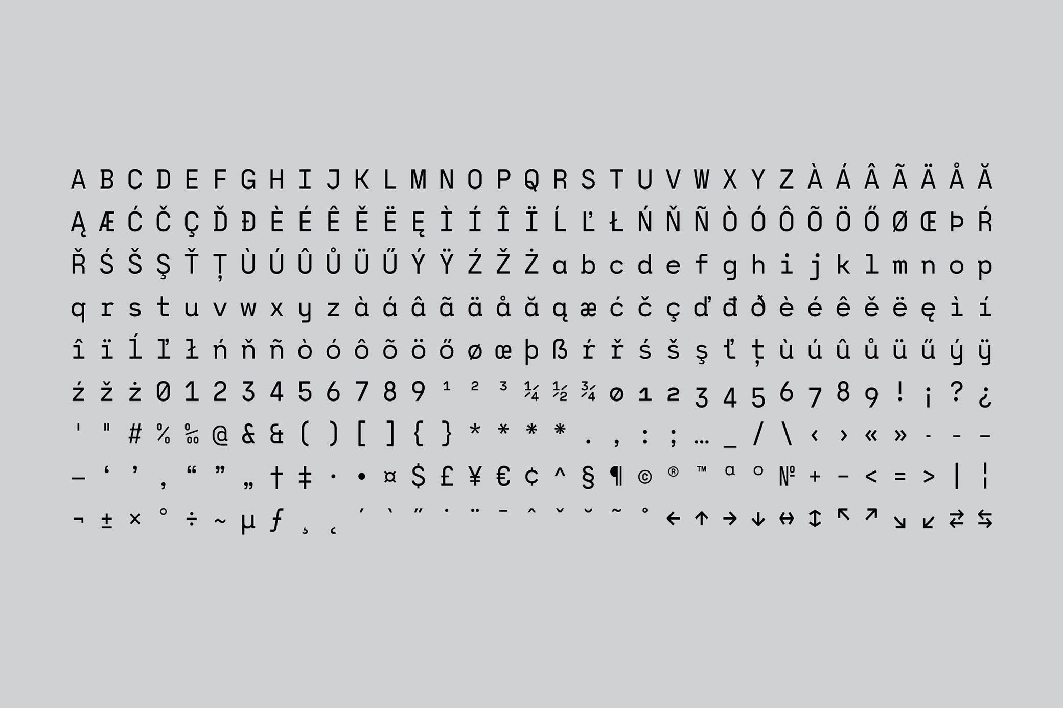 Monograf Sans Serif Family