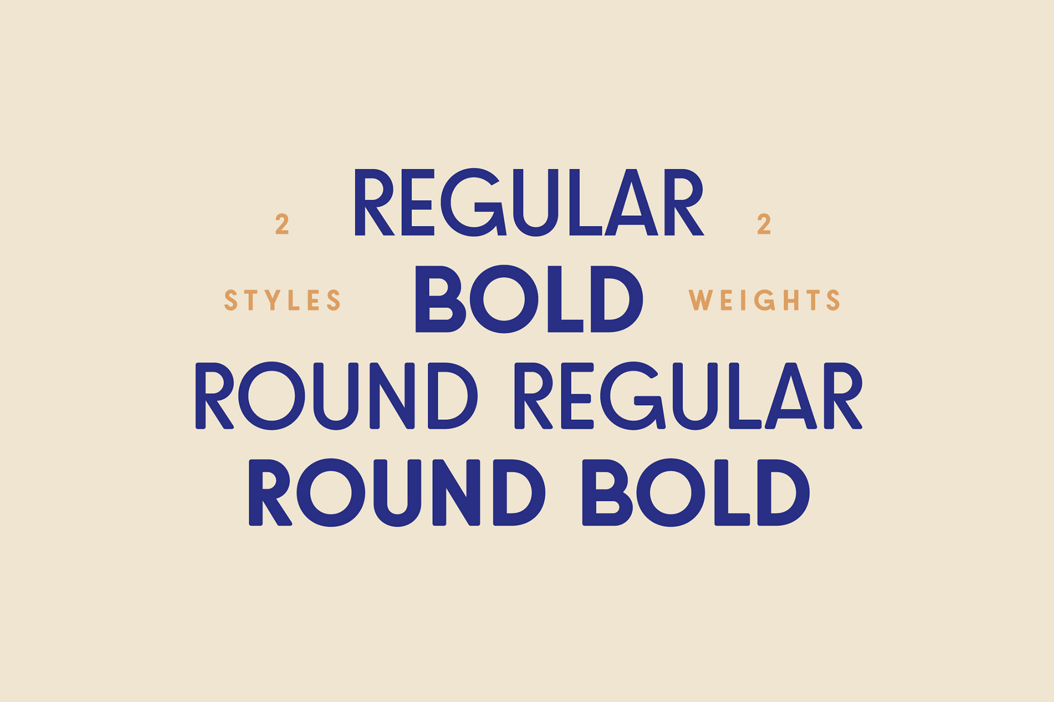 Brosqua Geometric Display Fonts