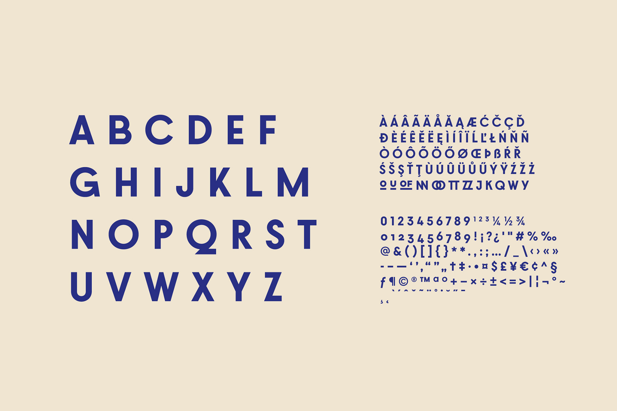 Brosqua Geometric Display Fonts