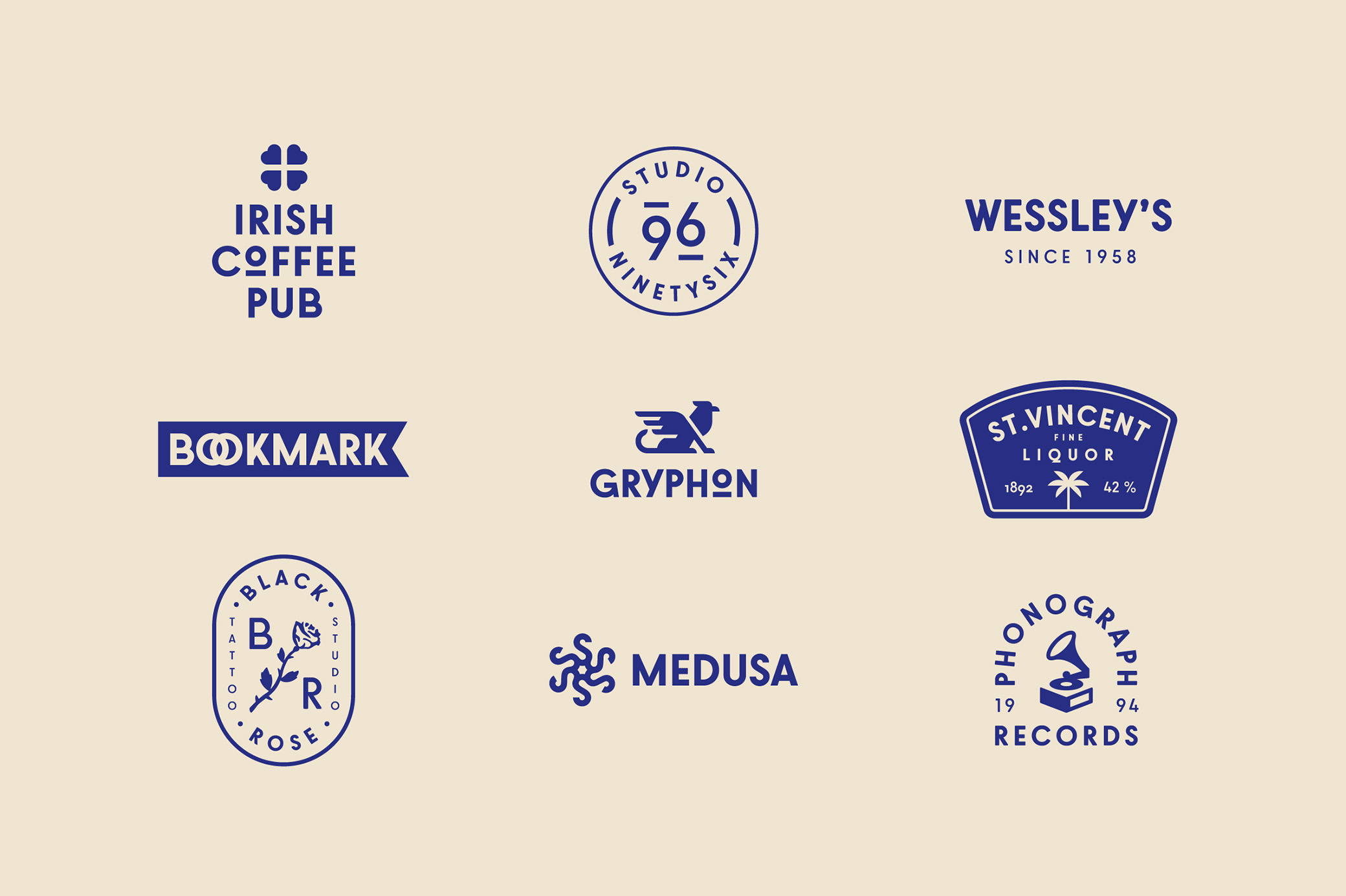 Brosqua Geometric Display Fonts