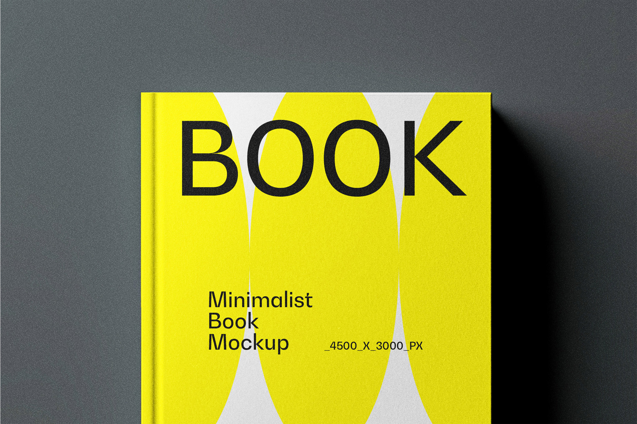 Minimalist Hardcover Book Mockup