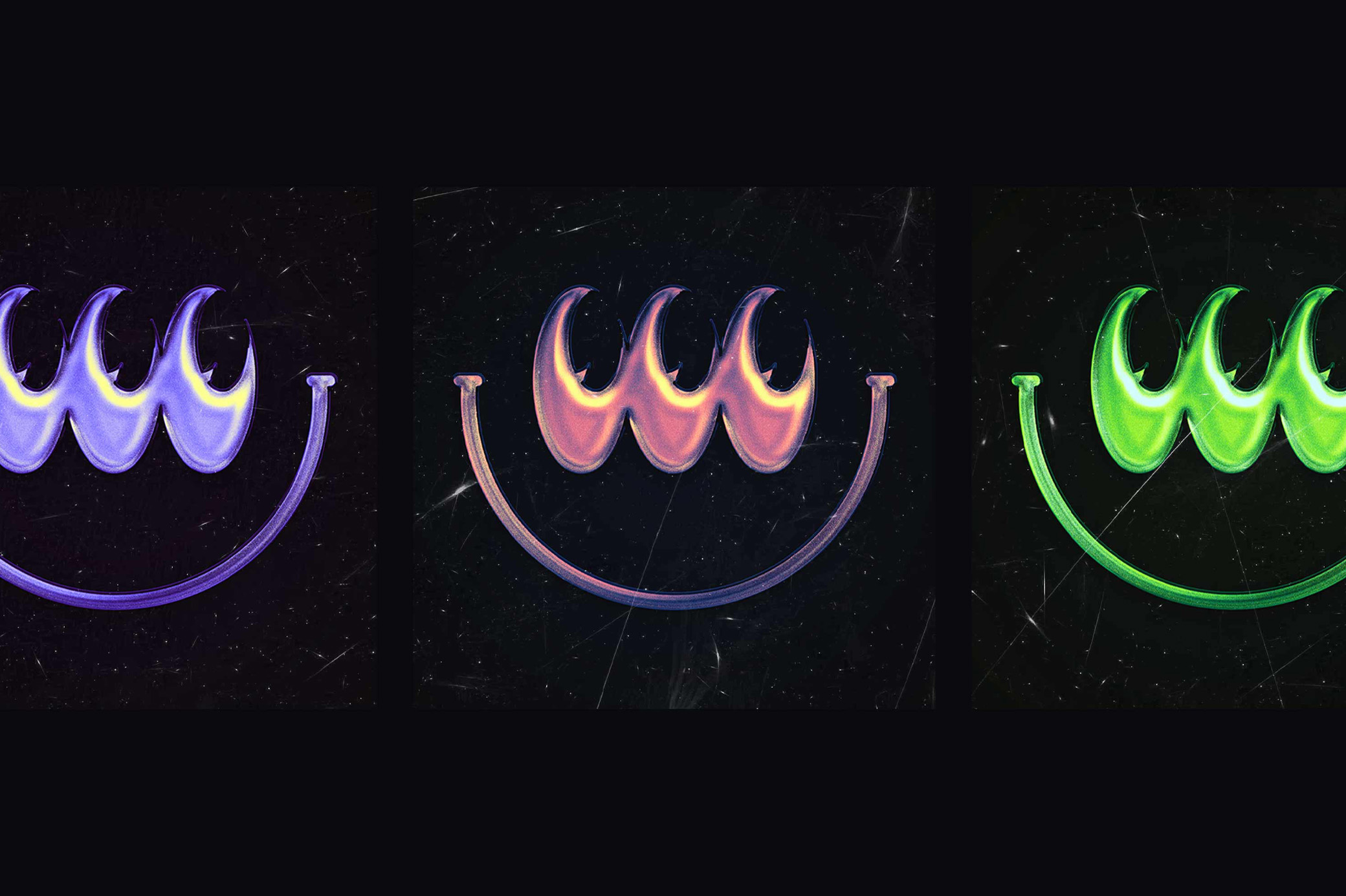 Glitter Chrome Text Effect