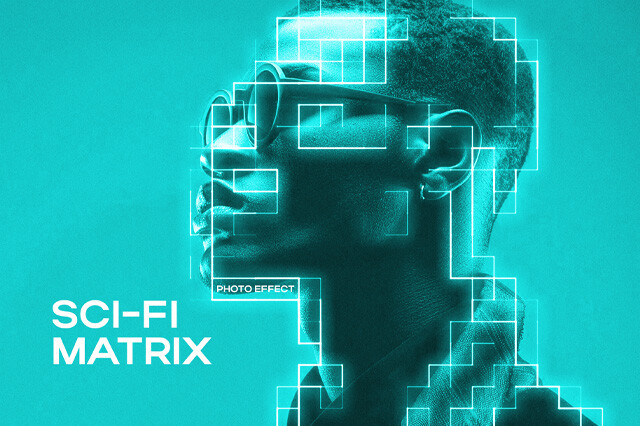 Sci-Fi Matrix Photo Effect
