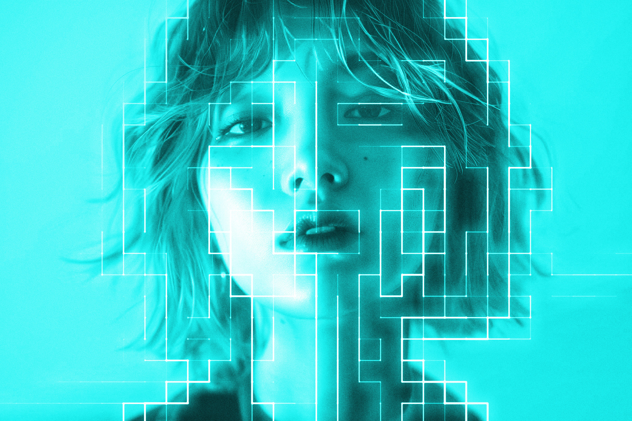 Sci-Fi Matrix Photo Effect