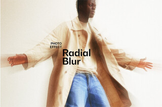 Download Warm Radial Blur Photo Effect